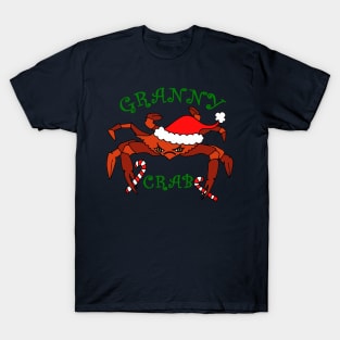 Funny Granny Crab Christmas Crab T-Shirt